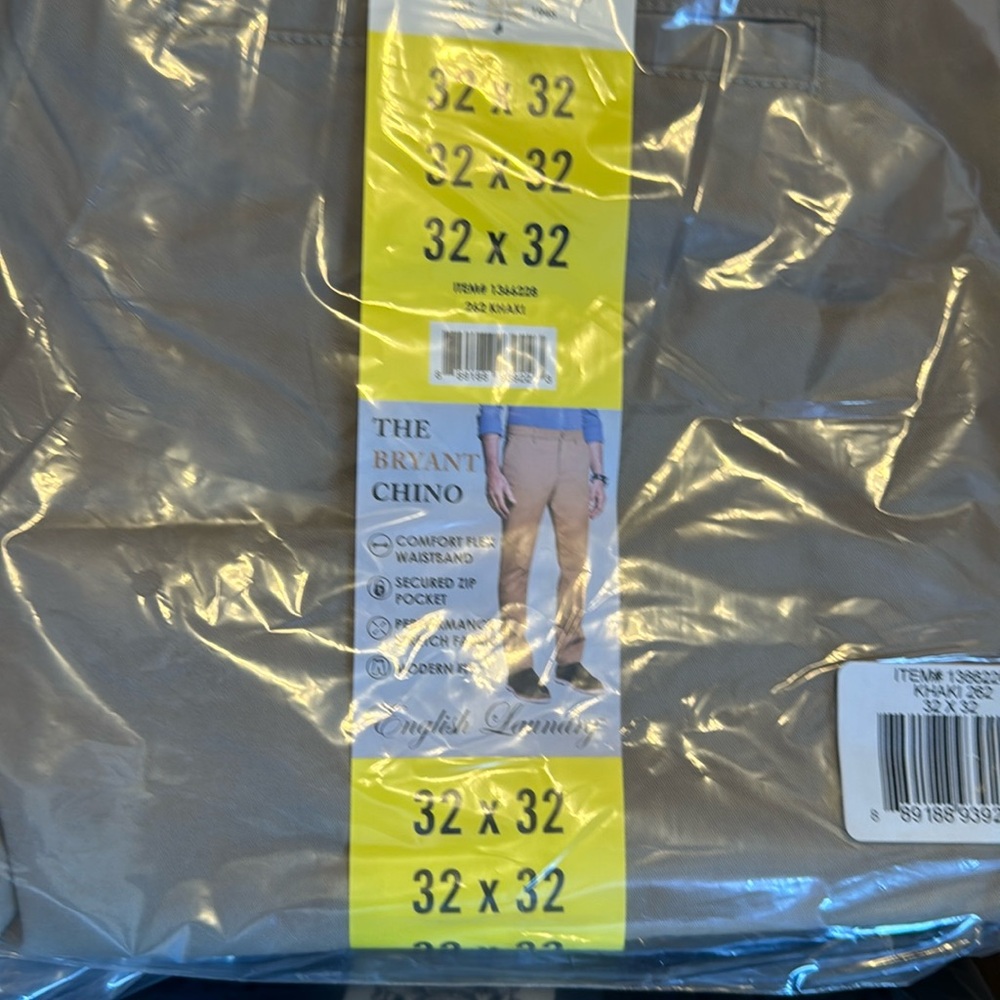 New chino pants